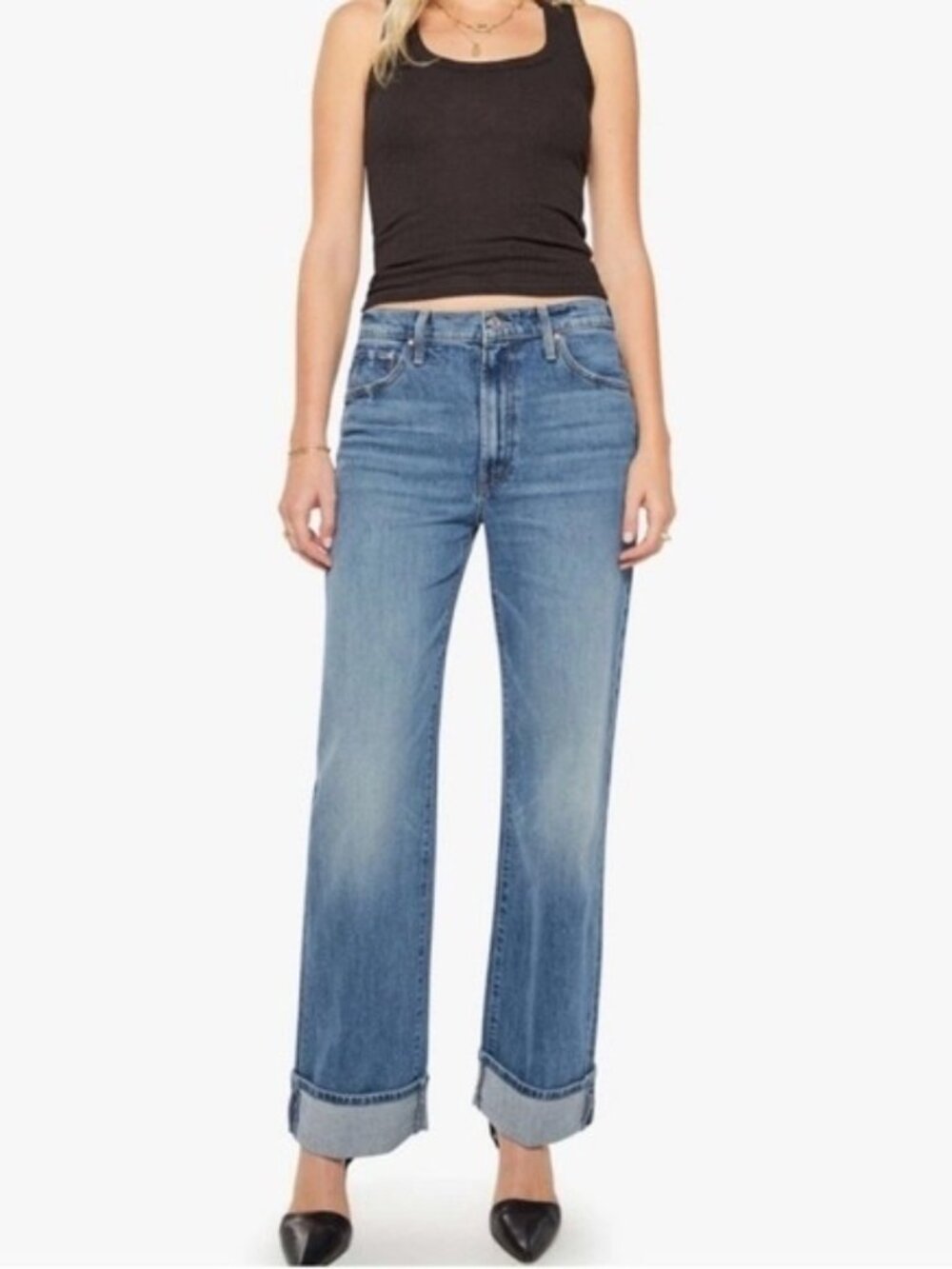 Mother Jeans‎ The Dodger Skimp Cuff in Leap of Faith Size 27- NEW WITH TAGS